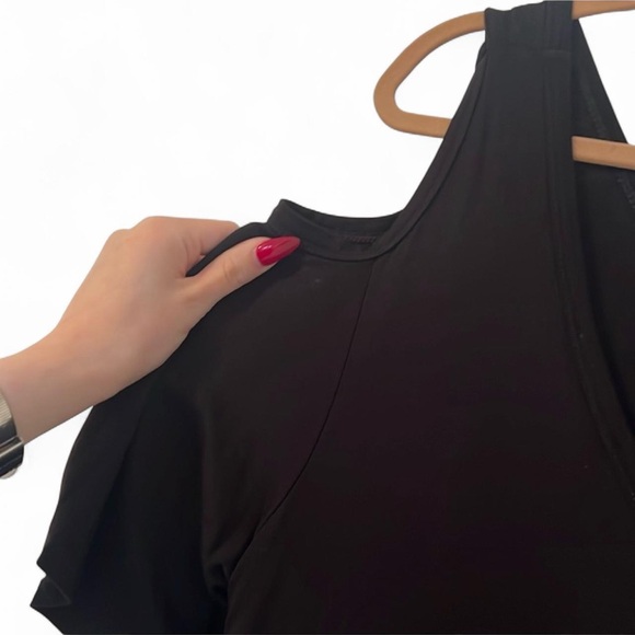 Karen Kane Black V-Neck A-Line Maxi Dress 0X - Picture 6 of 9